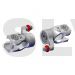 LX0473  Lynx Heli Innovations MCPX BL Head Main Grip Silver 
